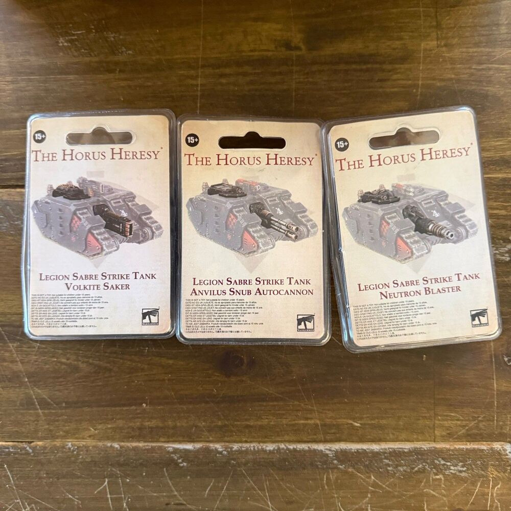 Sabre Strike Tank - Lot of  All 3 Weapons - Forge World - BNIB   Warhamer